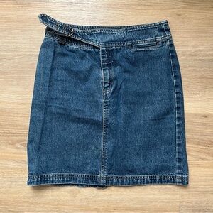 Vintage Ralph Lauren Jean Skirt 0